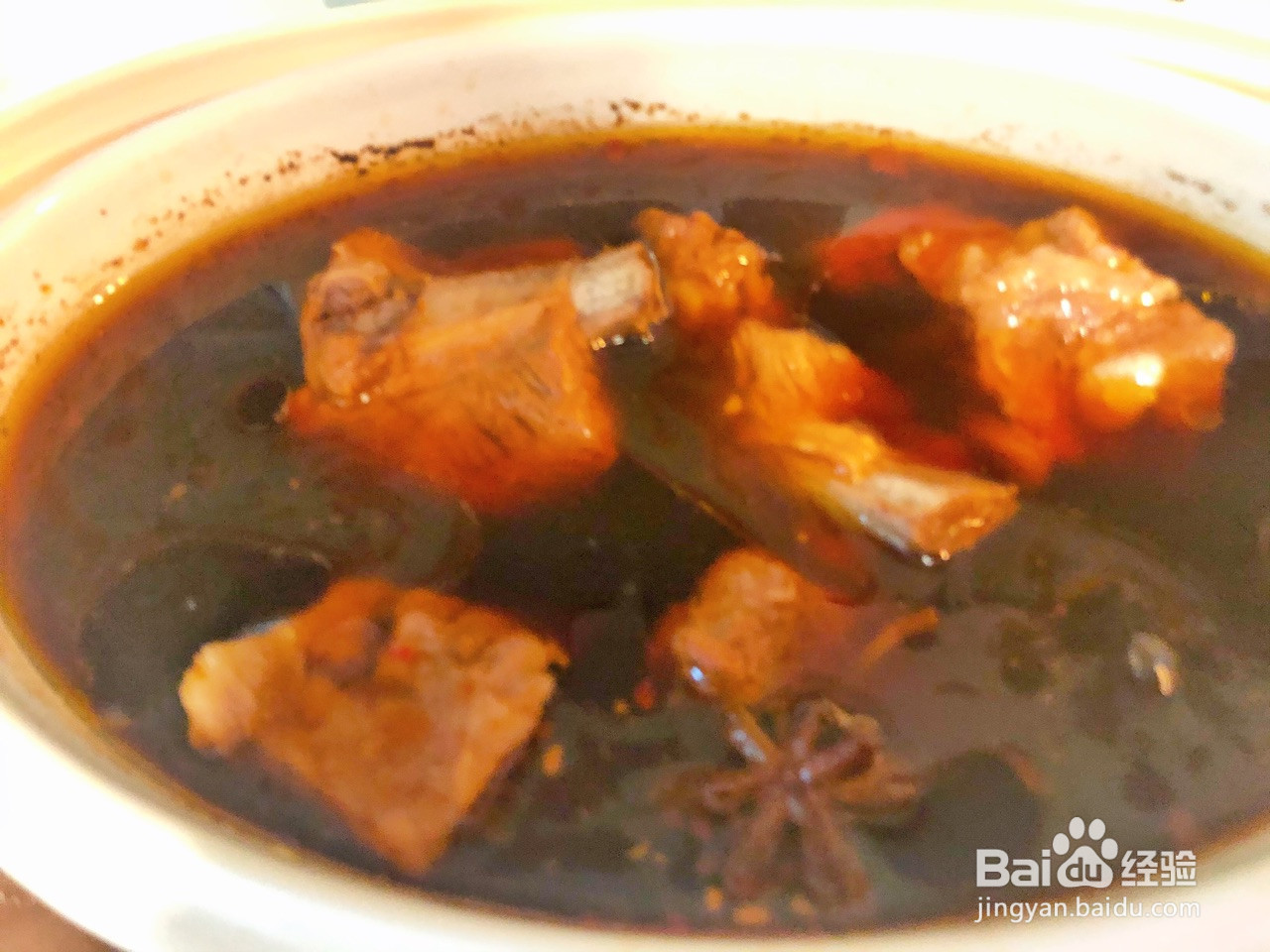 豆角焖排骨无油版的做法