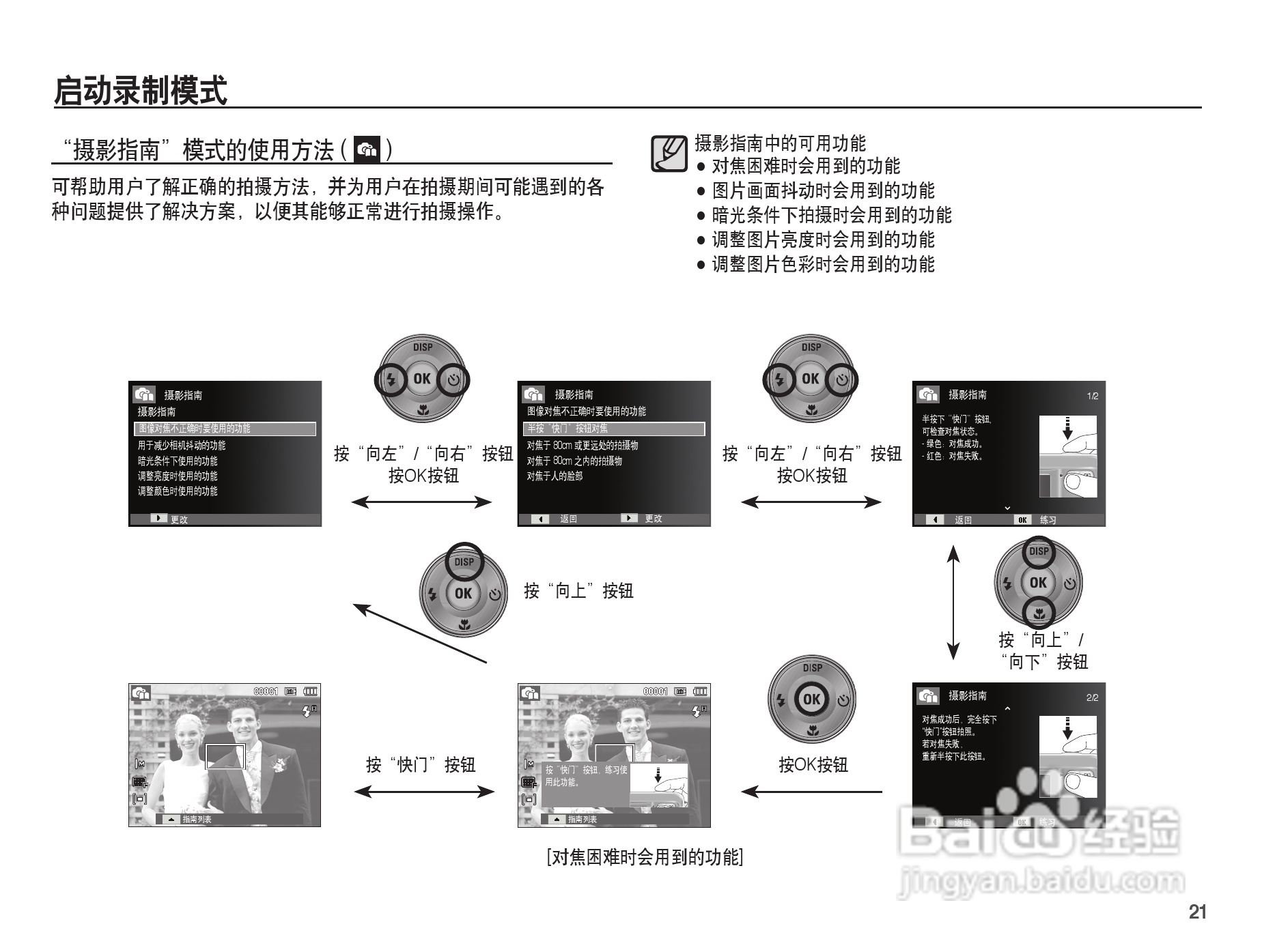三星ES15数码相机使用说明书:[3]