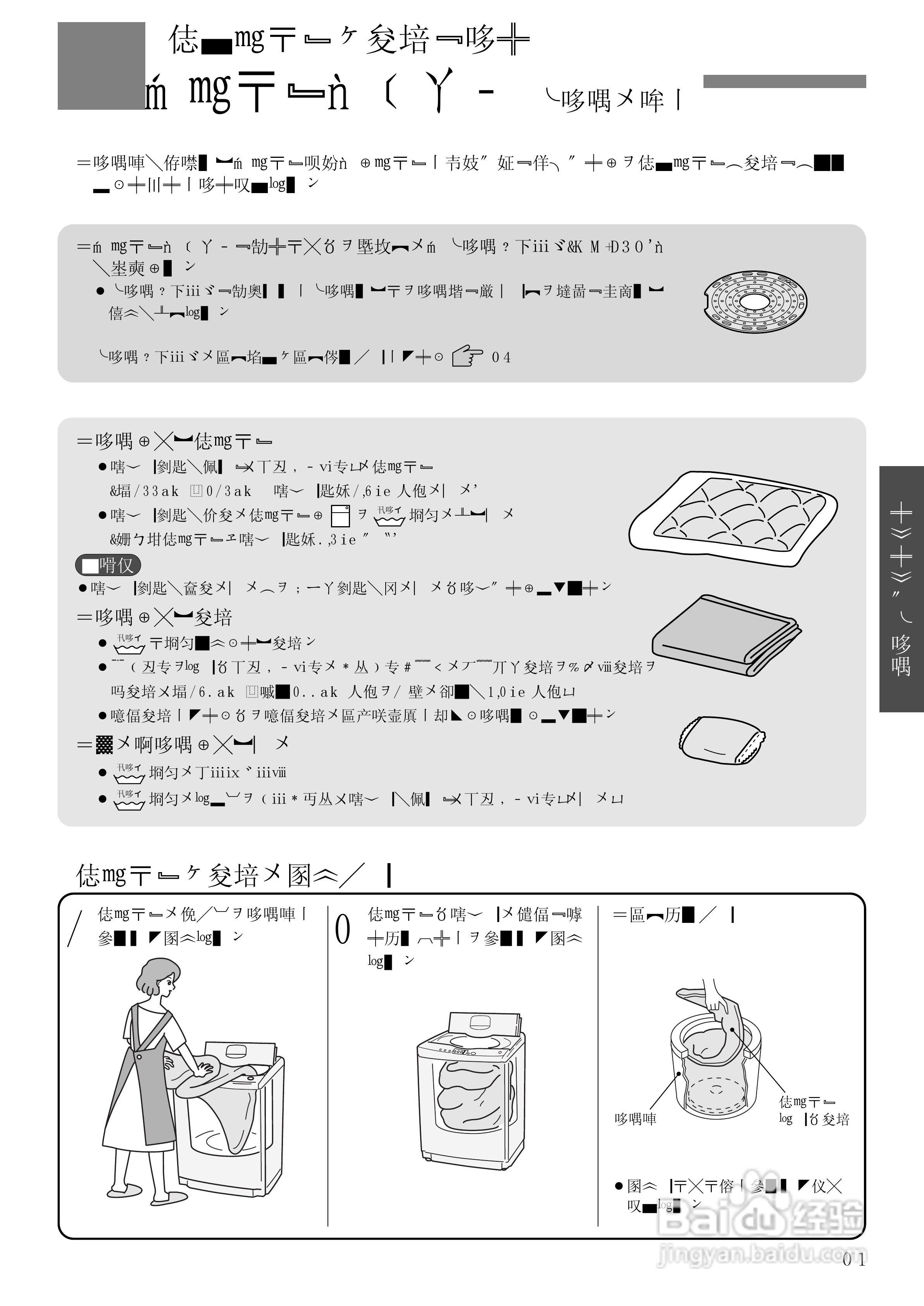 HITACHI NW-6SD全自动电器洗衣机说明书:[3]