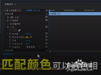 如何在视频里保留单色
