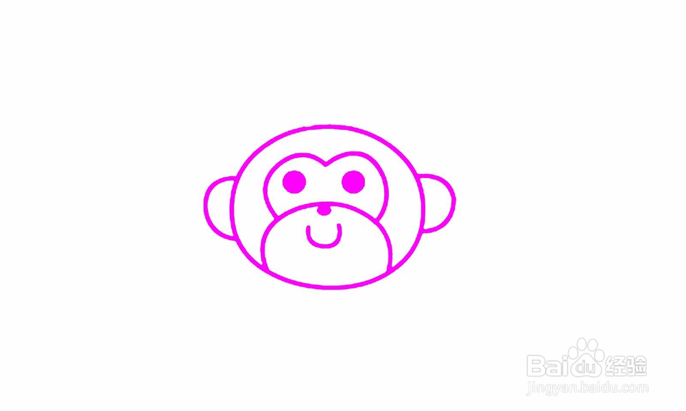 简笔画猴子怎么画？
