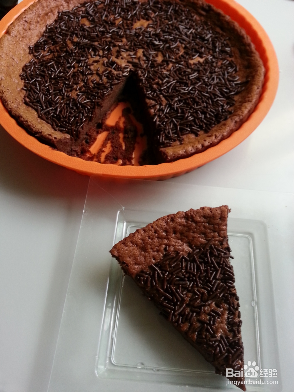 无面粉巧克力蛋糕：只需三种食材简单做