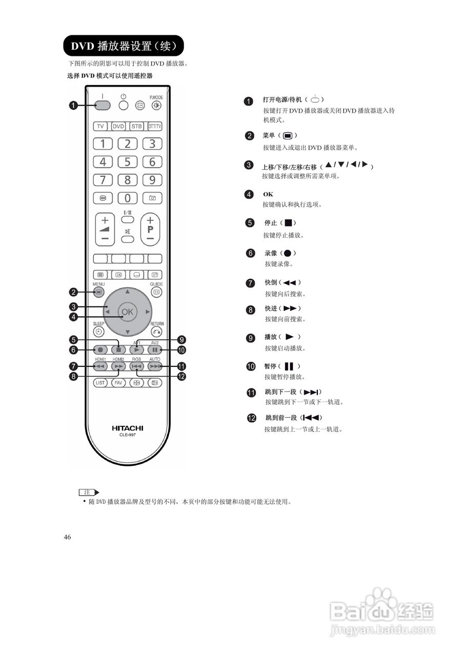 日立液晶彩色电视机UT42-MX08CB/CW型使用说明书:[5]