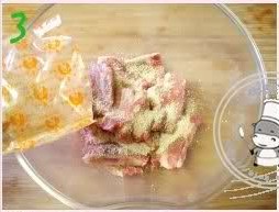 牛仔骨粉蒸南瓜盅