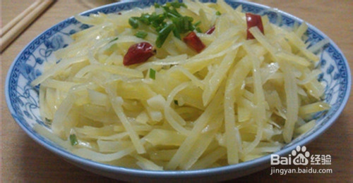 家常菜菜谱20:酸辣土豆丝---炒土豆丝的做法