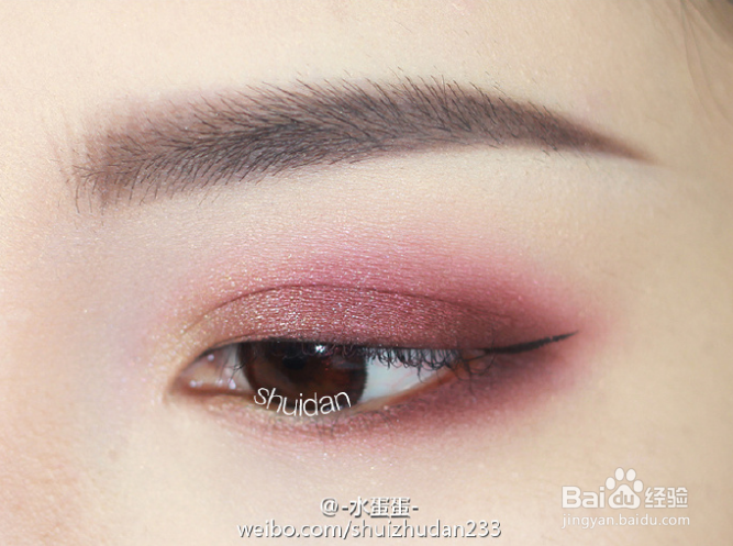 超便宜酒红色眼妆教程，魅惑满分