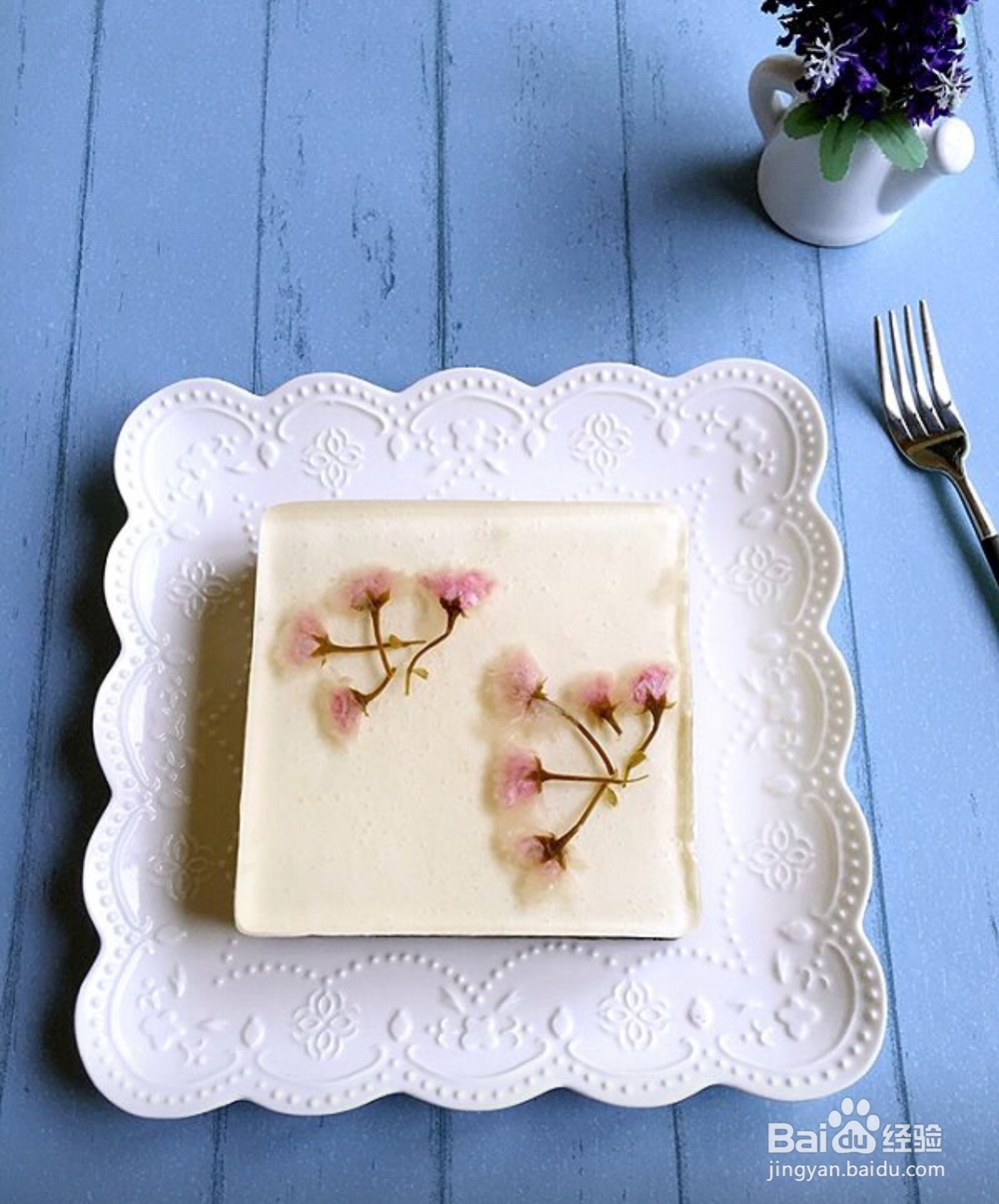 樱花牛奶慕斯蛋糕的做法