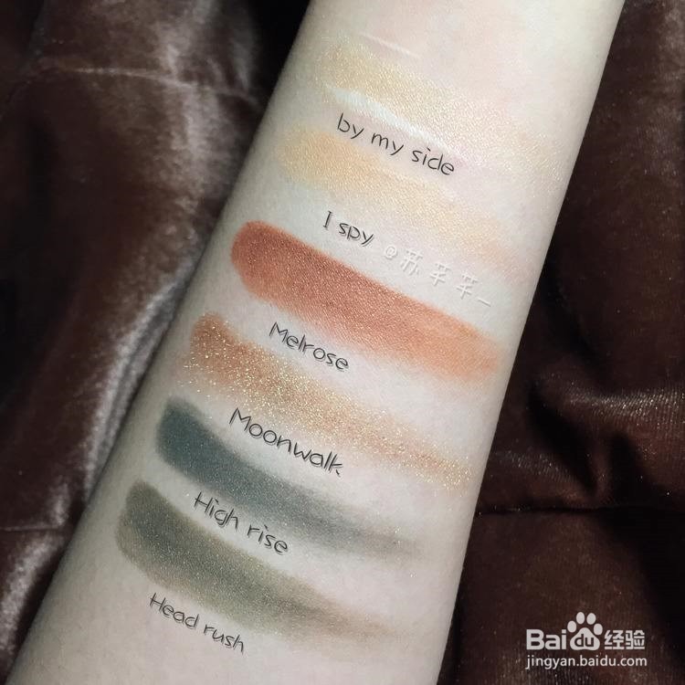 七色眼影盘怎么用