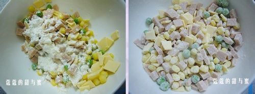 听着都香--午餐肉芝士咸蛋糕