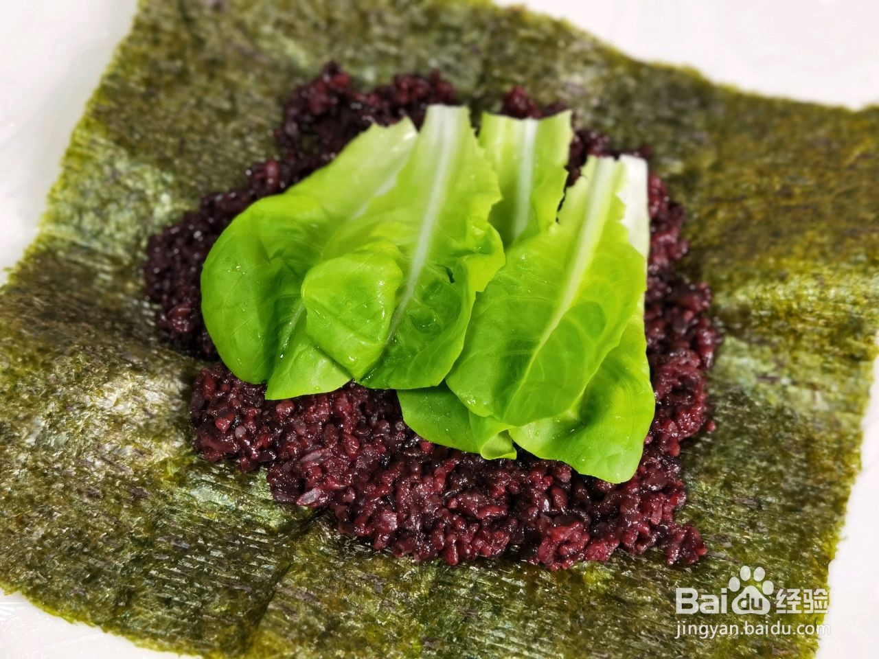 黑米饭团三明治