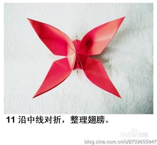 纸蝴蝶之折纸凤尾蝶（图解）