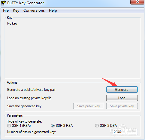 GIT 密钥生成工具puttygen使用技巧