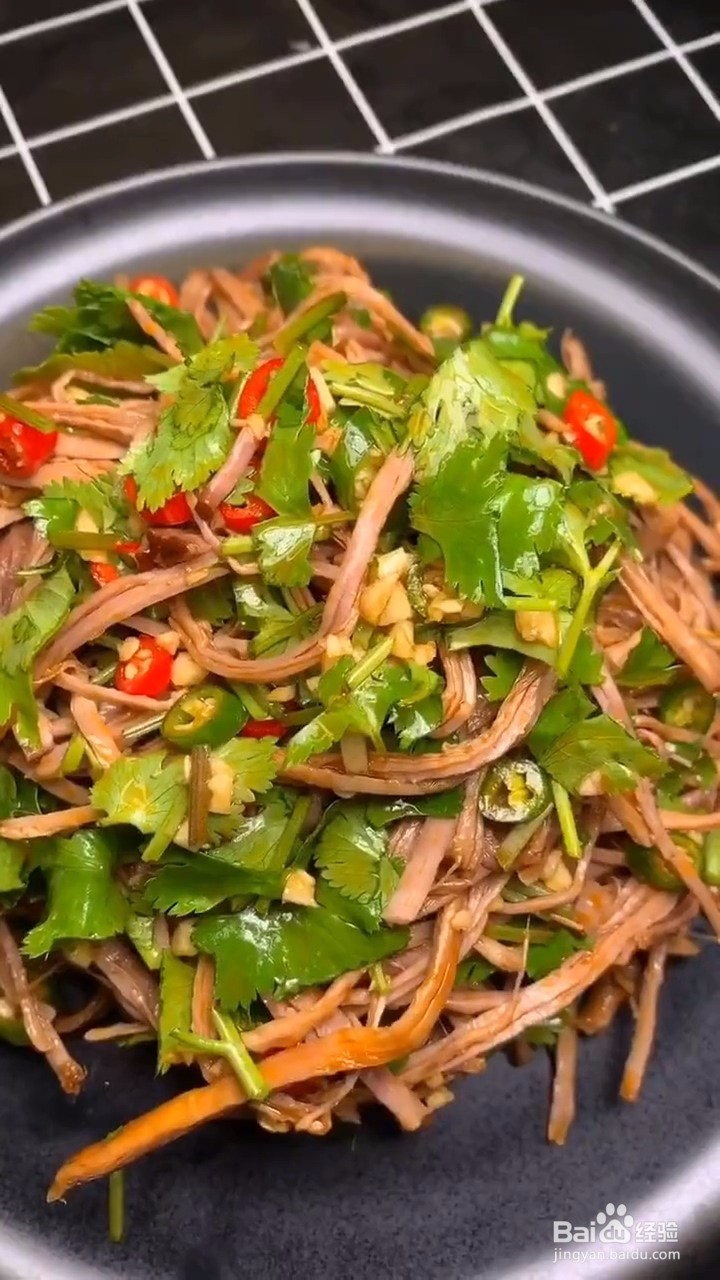 如何自制美味好吃的凉拌牛肉丝