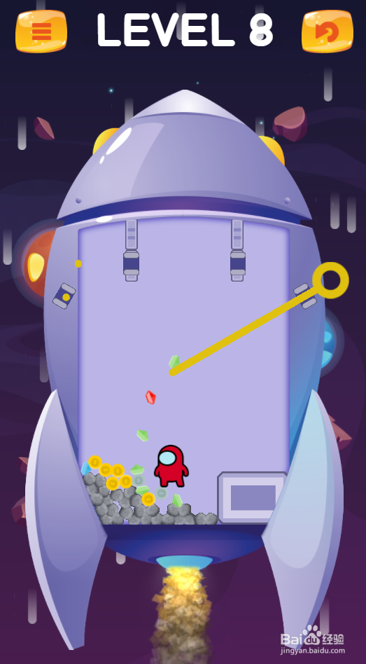 Rescue In The Spaceship的LEVEL 8怎样过关
