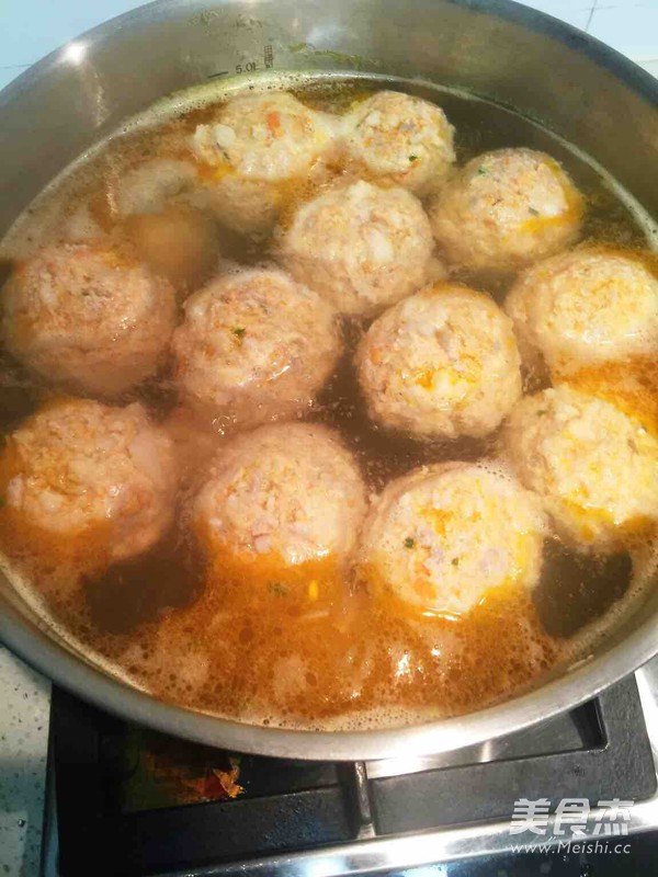 蟹粉狮子头的做法