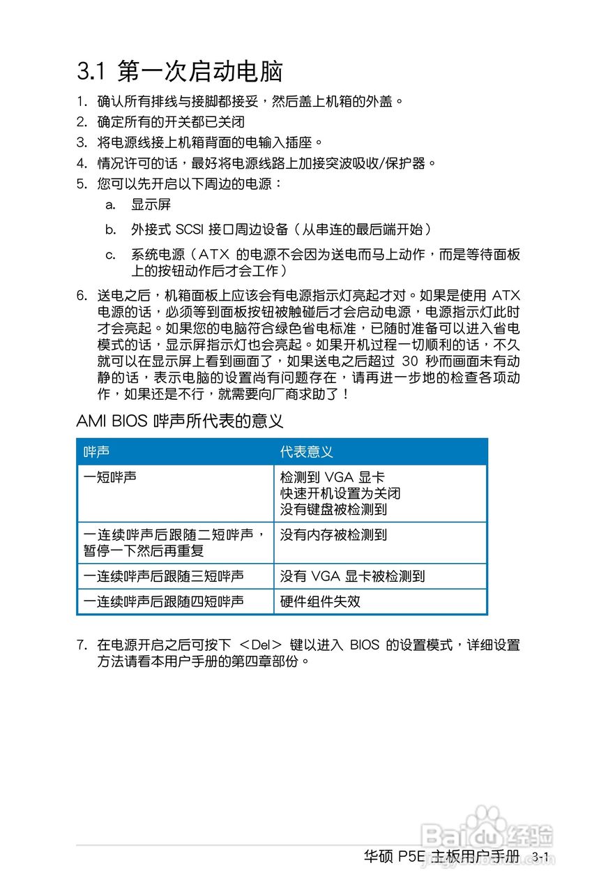 华硕P5E主板使用说明书:[7]