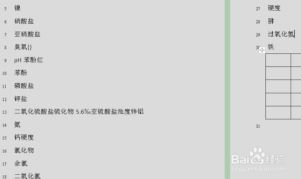 word表格怎么调整列宽