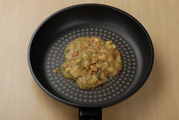 香草海鲜薄脆披萨