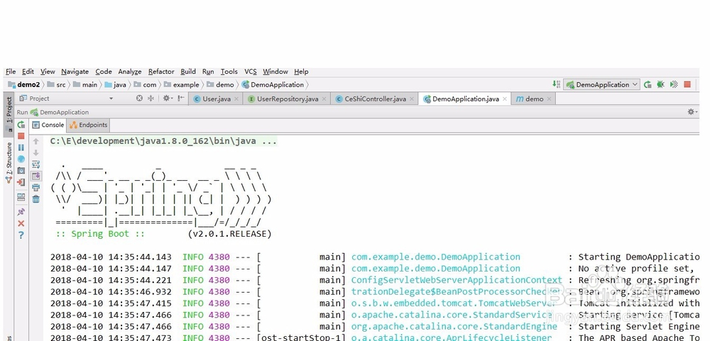 SpringBoot访问mysql(JPA方式)入门