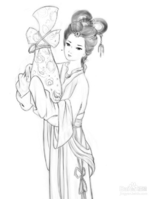 PS板绘线描技巧：超炫修线描法