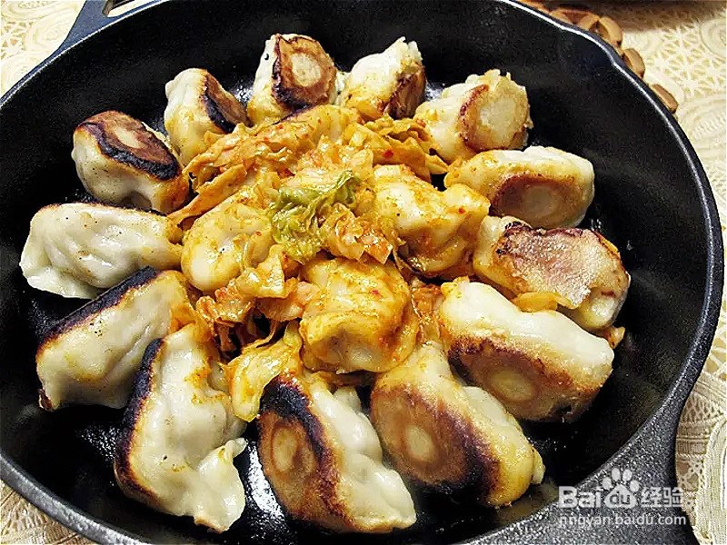 如何做韩式泡菜煎饺