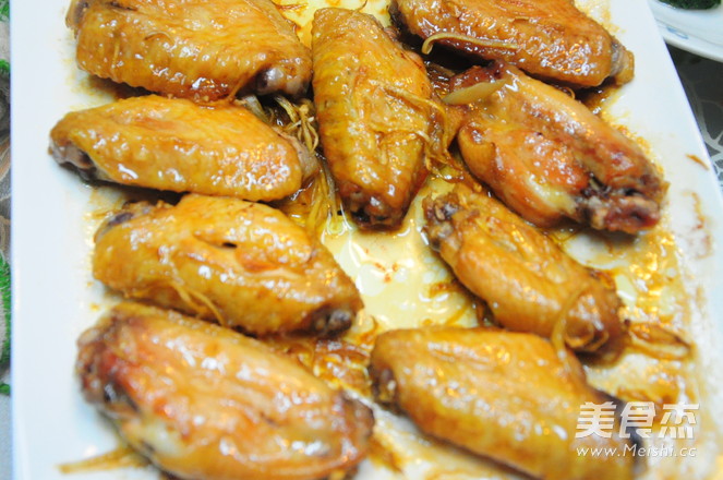 姜丝蜜汁鸡翅