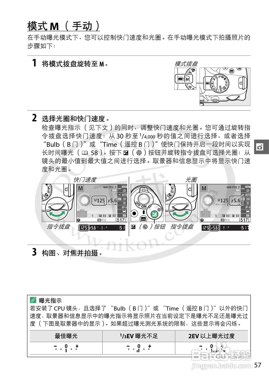 尼康NIKON D3200数码相机使用说明书:[8]