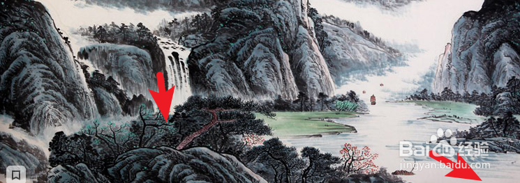山水画怎么看方向