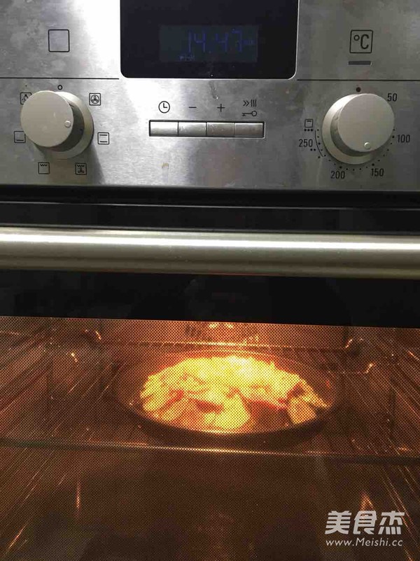 超简单的培根披萨