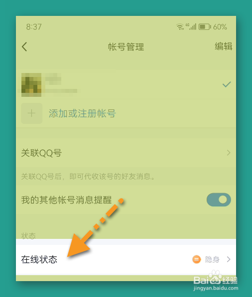 TIM设置隐身状态