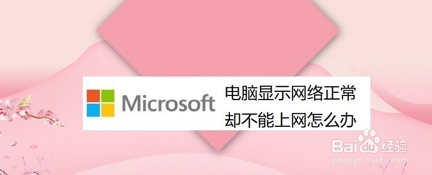 WIN10电脑显示网络正常却不能上网怎么办