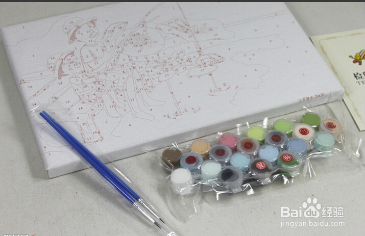 如何画数字油画