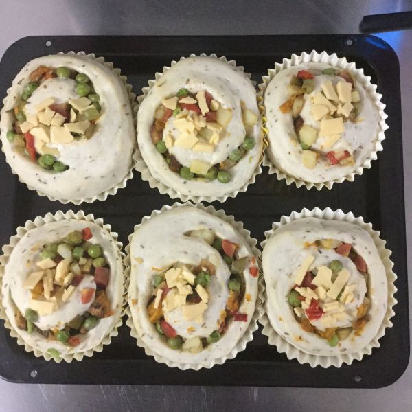 意式蔬菜面包卷