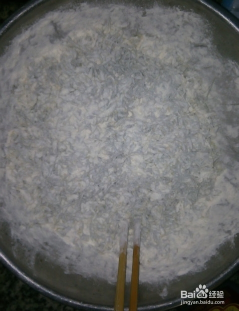 农村的风味小菜：[2]蒸槐花