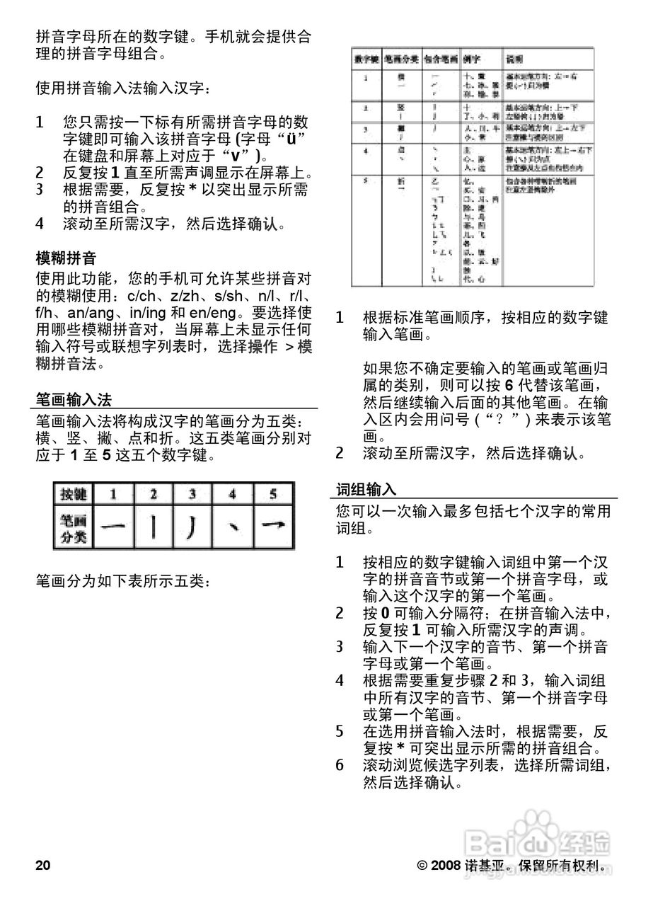 诺基亚6600S手机使用说明书:[2]