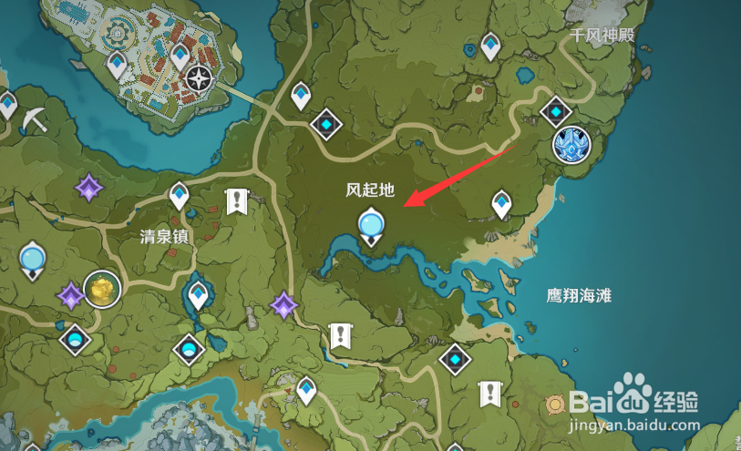 原神风车菊地图位置