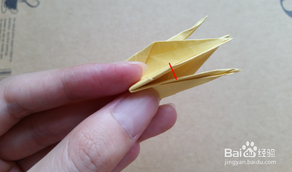 手工折纸之如何折千纸鹤