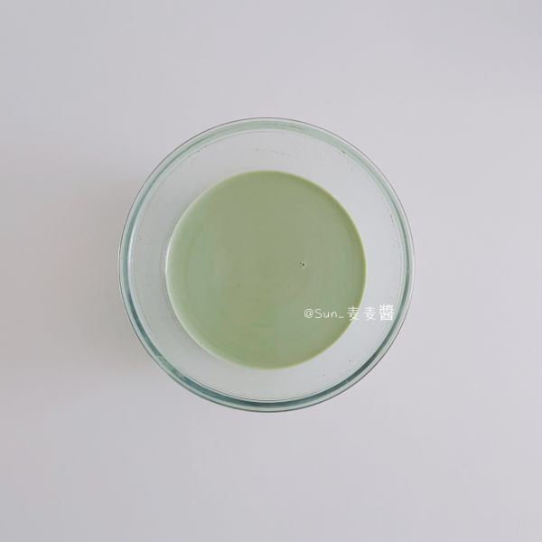 抹茶蔓越莓奶冻