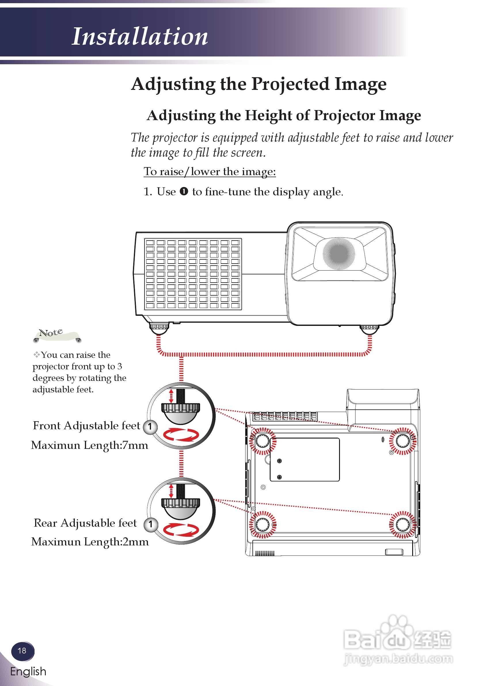 三洋 PDG-DXL100投影机说明书:[2]
