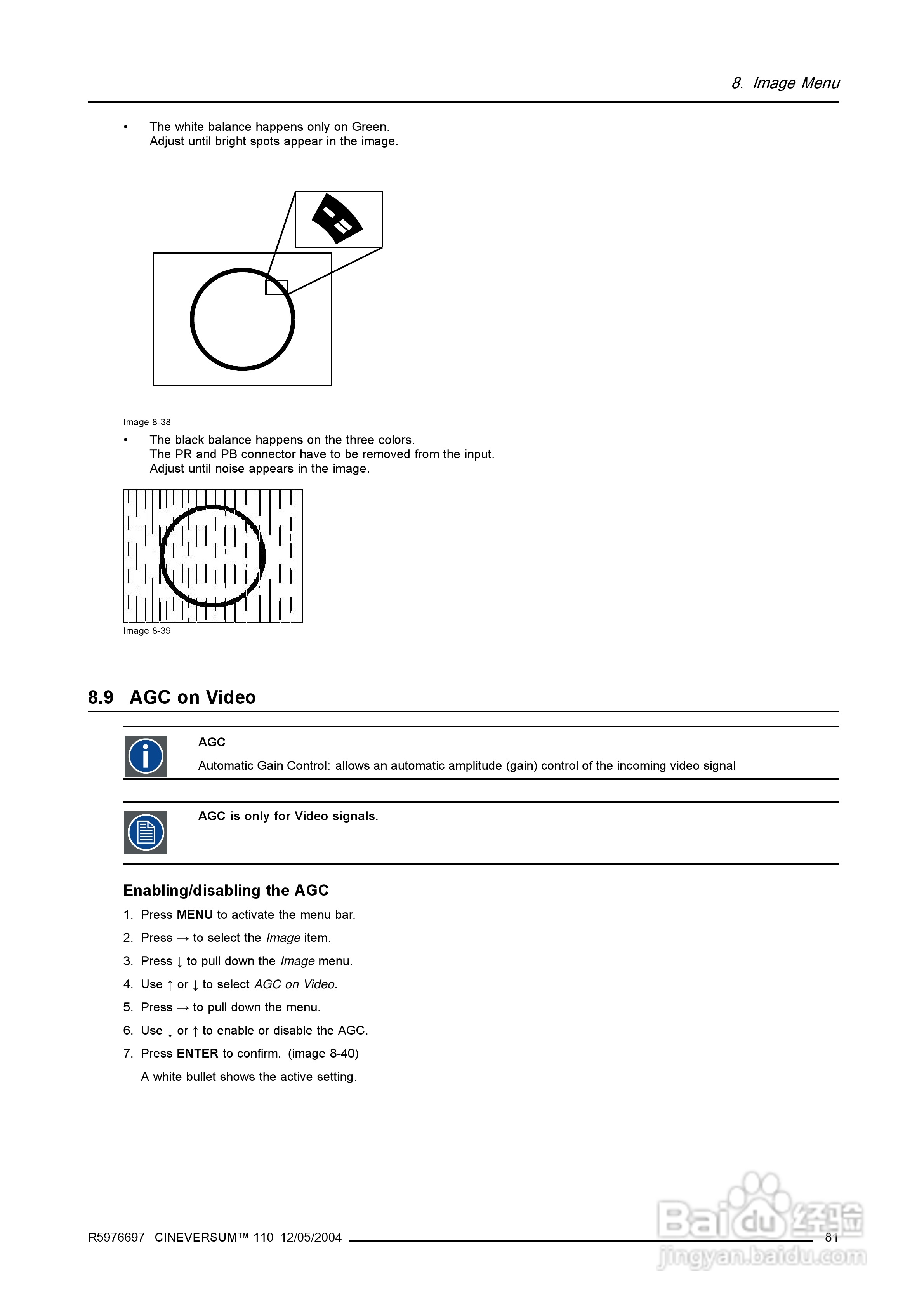 Barco巴可 Cine VERSUM 110投影机说明书:[9]