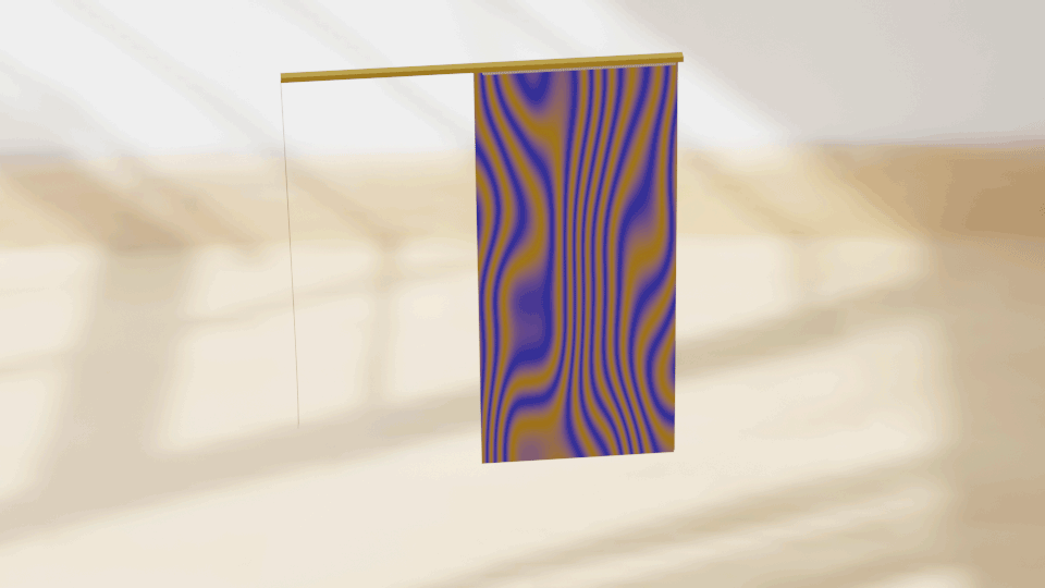 如何使用blender2.9快速设计日式窗帘模型