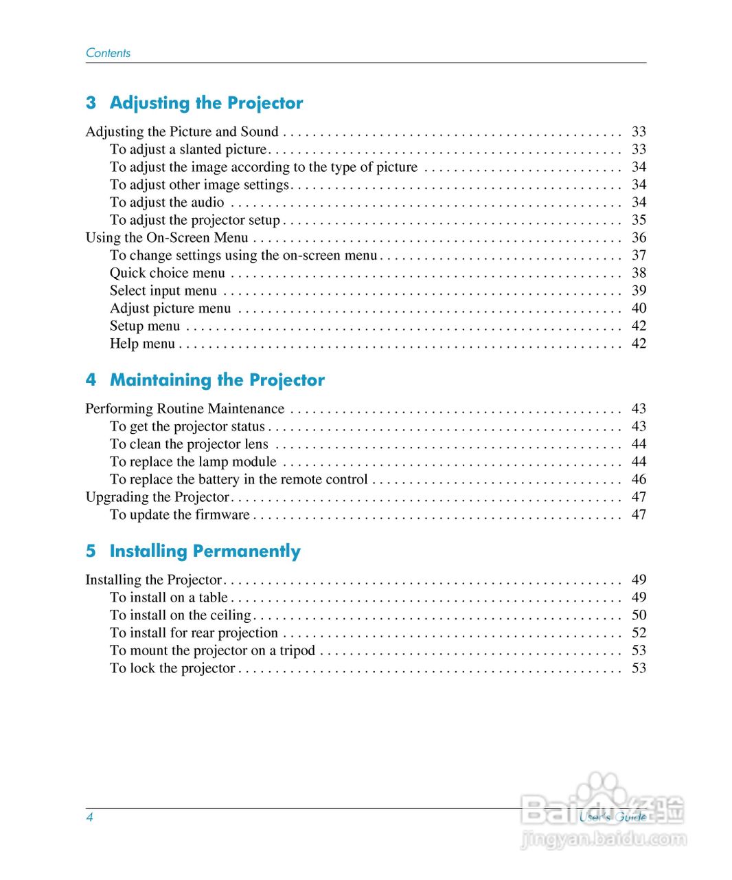 惠普(康柏) HP mp3220 Digital Projector投影机说明书:[1]