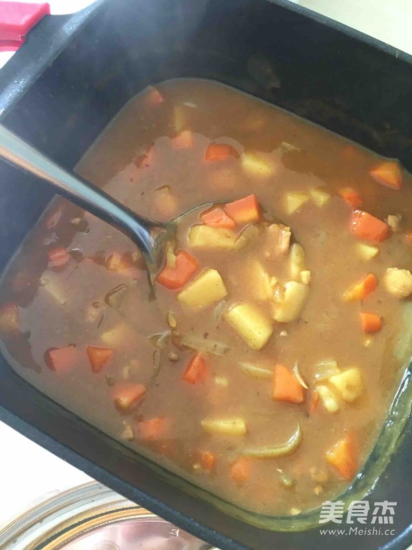 咖喱鸡肉饭的做法