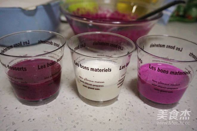 火龙果布丁的做法