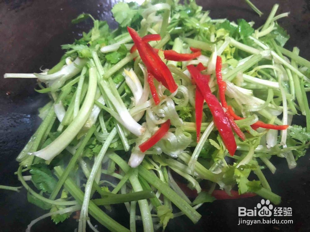 炒芹菜的做法