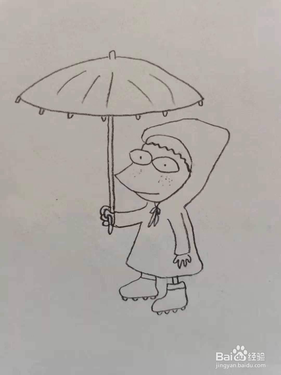 卡通可心怎么画