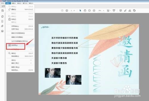 Adobe Acrobat Reader DC怎么使用拍快照