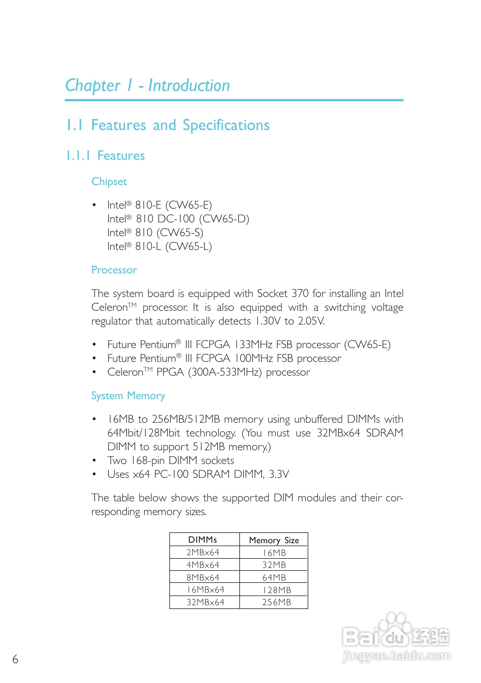 友通CW65-D型主板说明书:[1]