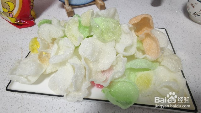 小零食炸虾片儿