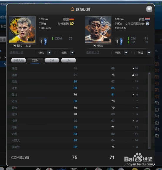 FIFA online3 斯文本德VS费尔
